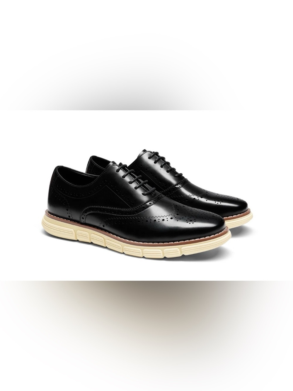 Bruno Marc Grandwing Crossflex Oxford Sneaker Casual Office Black Size 13